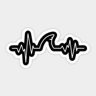 Shark Heartbeat Sticker